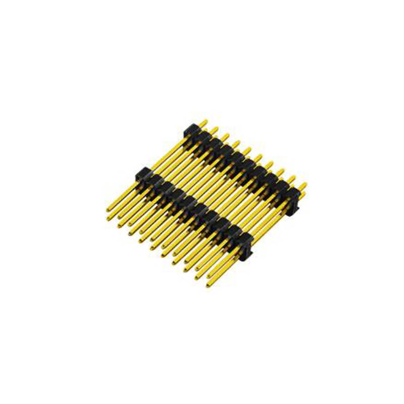 2.54mm Pitch Dual Row Two Layer Plastic Straight Pin Header